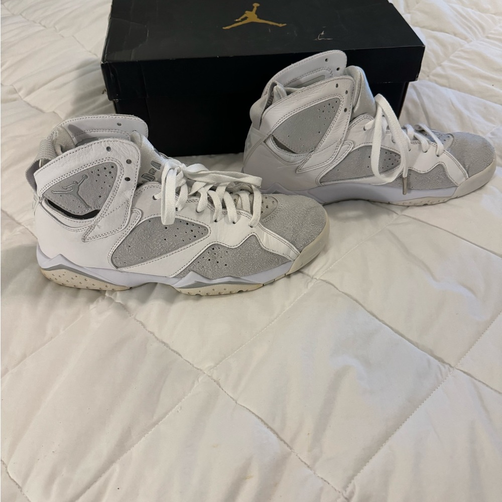 Air Jordan 7 Retro 23 White/Metallic Silver Men’s Size 9